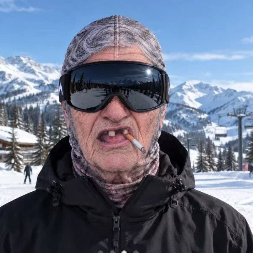 Verrückte Skimaske